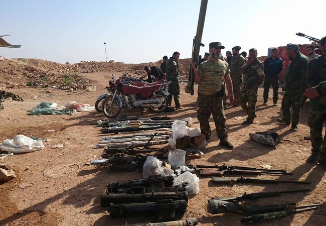 Phiến quân thánh chiến Syria hứng thất bại tại Hama (video) Quân đội Syria thu giữ nhiều vũ khí sau cuộc tấn công