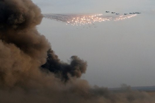 Không quân Nga, “Hổ” Syria tung chiến dịch diệt IS tại Aleppo-Palmyra Không quân Nga không kích (ảnh minh họa)