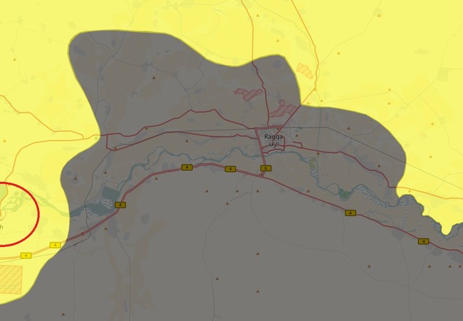 Chiến sự Syria: Người Kurd diệt sạch IS, giải phóng thành phố Tabqqa (video) Bản đồ chiến sự khu vực thành phố Tabqa, tỉnh Raqqa hoàn toàn giải phóng