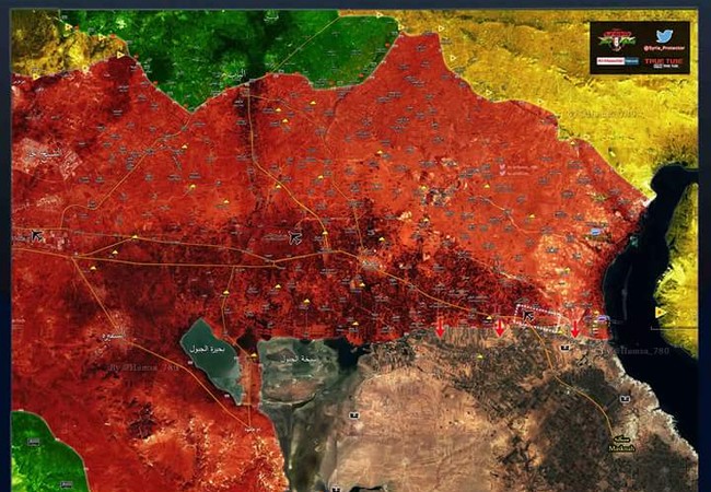 “Hổ Syria” tung lực lượng tiến đánh IS trên đồng bằng Aleppo Các mũi tiến công của quân đội Syria sau trận đánh giải phóng sân bay Jirah, Aleppo