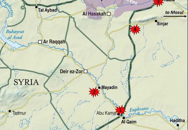Quân đội Syria tấn công phiến quân ở biên giới Iraq (video) Những điểm nóng tiềm ẩn của cuộc chiến tranh ủy nhiệm trên chiến trường Syria