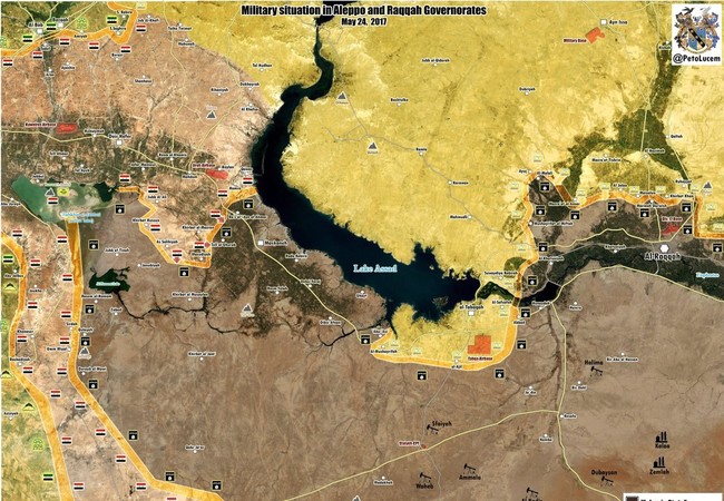 “Hổ Syria” tiêu diệt hàng loạt thủ lĩnh IS, loại trận 3.000 tay súng thánh chiến Bản đồ tình hình chiến sự khu vực phía đông Aleppo
