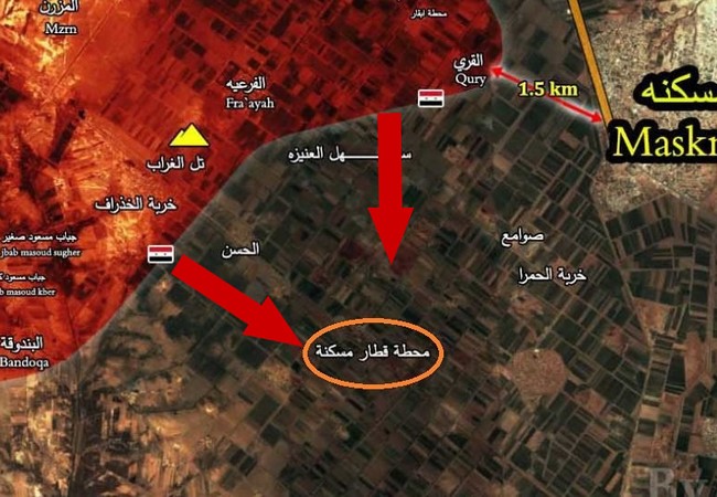 Lực lượng “Hổ Syria” tấn công vũ bão, phiến quân IS lâm nguy Quân đội Syria tiến công đánh chiếm nhà ga và khu dân cư thị trấn Maskanah