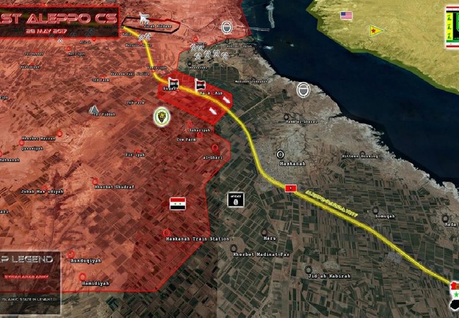 “Hổ Syria” đánh chiếm chốt IS, bóp nghẹt cứ điểm phiến quân ở Aleppo (video) Chiến tuyến của quân đội Syria, chủ công là lực lượng Tiger trên chiến trường phía đông Aleppo
