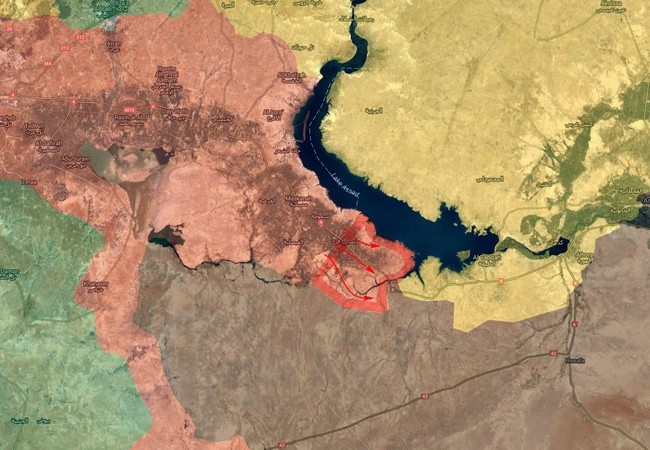 “Hổ Syria” nghiền nát phiến quân, chiếm hơn 20 cứ điểm IS giáp Aleppo - Raqqa Khu vực lãnh thổ vừa được giải phóng trong ngày 08.06.2017