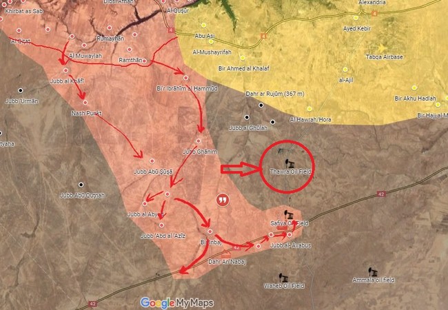 “Hổ Syria” bắt sống xe thiết giáp IS, chiếm 2 mỏ dầu chiến lược ở Raqqa (video) Lực lượng Tiger tấn công mỏ dầu Thawrah trên vùng nông thôn tỉnh Raqqa, Syria