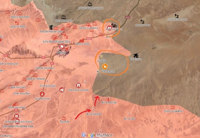 Trực thăng Nga càn quét, quân đội Syria giao chiến ác liệt với IS ở Palmyra (video) Tình hình chiến sự hướng Deir Ezzor, quân đội Syria tấn công các cao điểm quanh mỏ dầu Arak