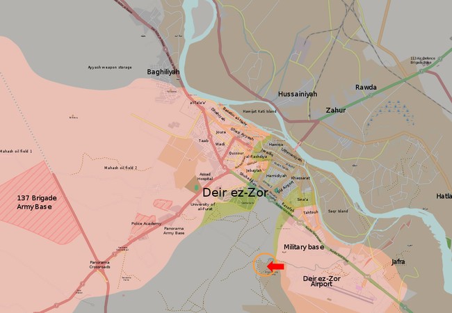 Chiến sự Syria: Quân Assad chiếm lượng vũ khí lớn IS tại Deir Ezzor (video) Cuộc tấn công của quân đội Syria vào trận địa phòng thủ của IS phía tây căn cứ quân sự Deir Ezzor