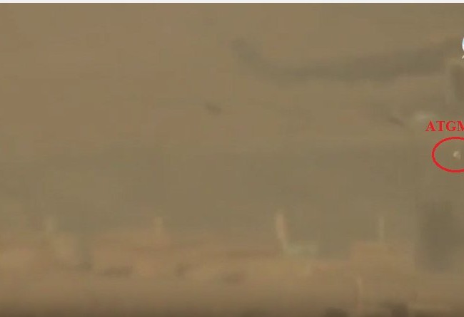 Chảo lửa Deir Ezzor: IS tung video bắn cháy trực thăng Mi-8 Syria (video) Tên lửa chống tăng của IS tấn công máy bay trực thăng vận tải Mi-8 quân đội Syria