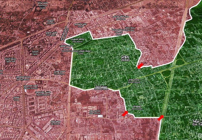 Tên lửa TOW “giết hụt” tăng T-72 Syria, quân Assad diệt 20 tay súng FSA (video) Các mũi tấn công của lực lượng Vệ binh Cộng hòa vào quận Jobar và thị trấn Ayn Tarma