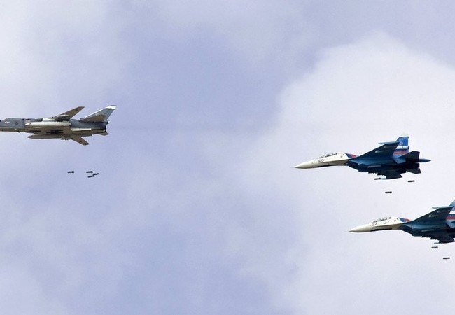 Chiến sự Syria: Không quân Nga truy diệt IS tại Deir Ezzor Không quân Nga không kích (ảnh minh họa)