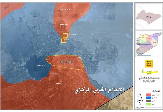 Quân đội Syria diệt lượng lớn chiến binh FSA, chiếm 200 km2 lãnh thổ (video) Quân đội Syria tiến công giải phóng 200 km2 lãnh thổ trên vùng sa mạc tỉnh Sweida