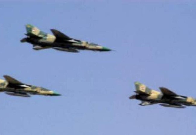 Không quân Syria dồn dập không kích IS tại Raqqa, Deir Ezzor (video) Không quân Syria không kích (ảnh minh họa)