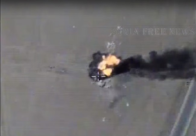 Chiến đấu cơ Nga săn diệt đoàn xe IS ở Syria (video) Không quân Nga không kích IS trên chiến trường Syria