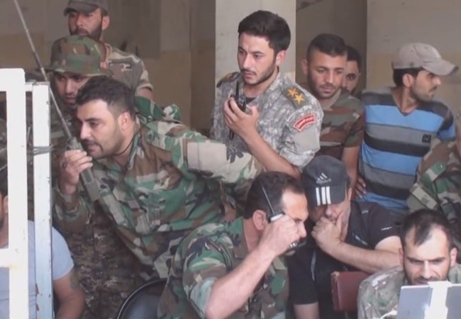 Quân đội Syria bắn phá dữ dội phiến quân ven Damascus (video) Sở chỉ huy tiền phương của Vệ binh Cộng hòa trên chiến trường ngoại ô phía đông Damascus