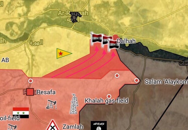 Nga dội hỏa lực, “Hổ Syria” chiếm liên tiếp 3 cứ địa IS tiến về Deir Ezzor (video) Những địa bàn lực lượng Tiger giải phóng trong ngày 25.07.2017