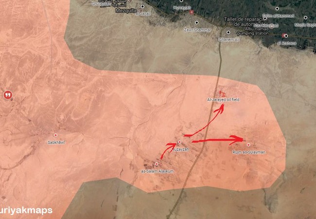 “Hổ Syria” chiếm thêm chốt IS, tiến đánh về giải cứu Deir Ezzor (video) Các mũi tiến công của lực lượng Tiger trên hướng tấn công về Deir Ezzor