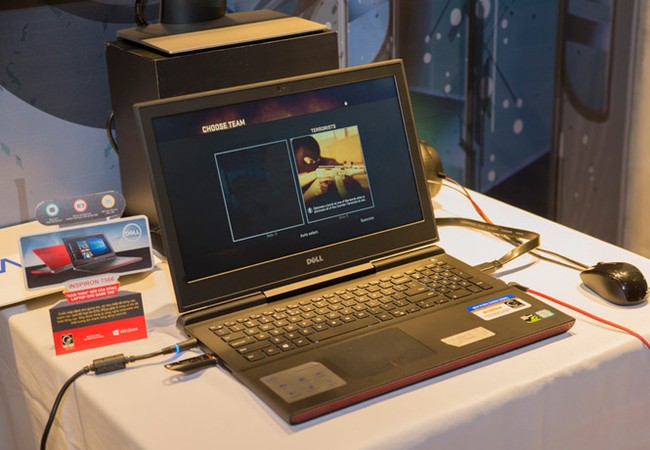 Dell ra mắt các mẫu laptop mới tại Việt Nam Mẫu máy Inspiron 7566 của Dell được trang bị thêm kết nối HDMI 2.0 có thể truyền hình ảnh đạt chuẩn 4K ẢNH: T.LUÂN