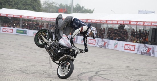 Sắp diễn ra giải biểu diễn lái xe môtô đỉnh cao tại Đà Nẵng Một ký thuật stunt