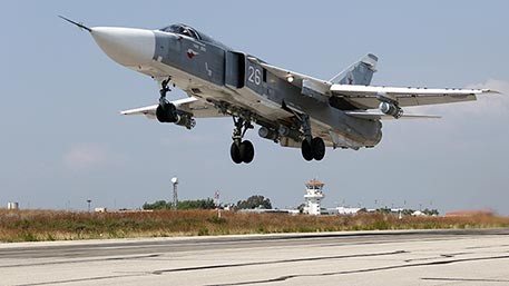 Syria: Không quân Nga chấm dứt hoạt động tại các khu vực an toàn Máy bay Không quân Nga tại Syria