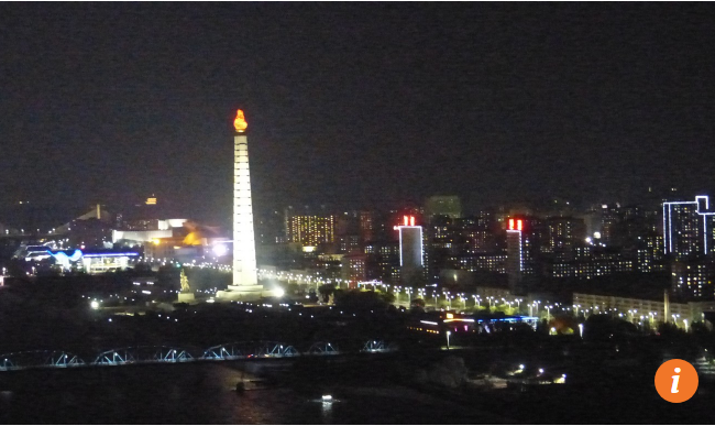 Cuộc sống ở Triều Tiên trong vòng vây cấm vận (II) Cảnh ban đêm ở Bình Nhưỡng (tháng 4/2017)