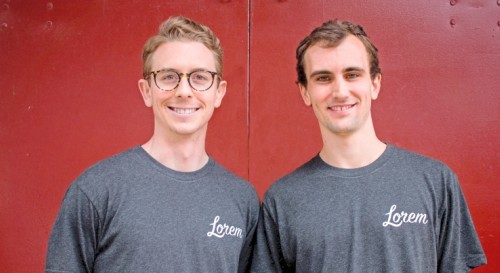 Startup kết nối doanh nghiệp với nhà phát triển web tự do Hai nhà đồng sáng lập Lorem: Charlie Fogarty và Sam Wilcoxon.