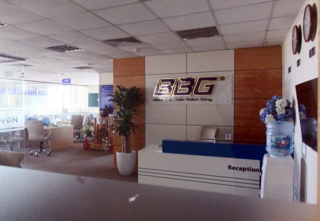 Vì sao tổng giám đốc tập đoàn BBG bị bắt? Văn phòng làm việc của công ty cổ phần vàng bạc đá quý BBG tại tòa nhà DG Tower (Hải Phòng) đã ngừng hoạt động - Ảnh (chụp ngày 30-5)