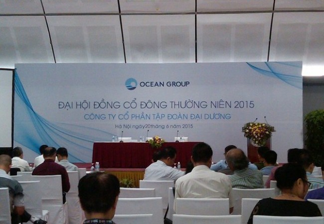 ĐHCĐ Ocean Group bất thành, năm 2014 lỗ 1.370 tỷ đồng ĐHCĐ Ocean Group bất thành, năm 2014 lỗ 1.370 tỷ đồng