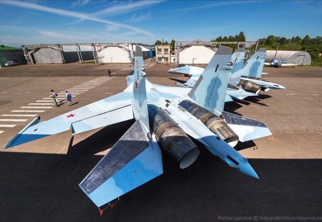 Báo Đài Loan: Phi công Trung Quốc sẽ lái máy bay Su-35 về Trung Quốc Máy bay chiến đấu Su-35 của Quân đội Nga (ảnh tư liệu)