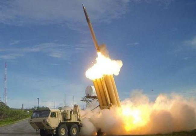 Thời báo Hoàn Cầu: Hệ thống phòng thủ khu vực tầm cao đoạn cuối (THAAD) Mỹ. Ảnh: Thời báo Hoàn Cầu