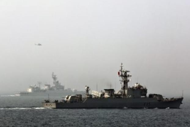 Trung Quốc và Ấn Độ tranh đoạt đồng minh ở vịnh Bengal Tàu hộ vệ BNS Abu Bakar Hải quân Bangladesh tham gia một cuộc tập trận đa phương ở ngoài khơi Thanh Đảo, tỉnh Sơn Đông, Trung Quốc vào ngày 23/4/2014. Ảnh: The Diplomat