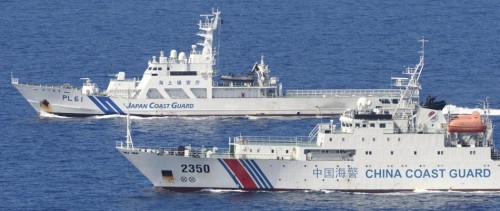 Nhật tăng trợ giúp Đông Nam Á, cùng Pháp yêu cầu Trung Quốc kiềm chế ở Biển Đông Lực lượng bảo vệ bờ biển Nhật Bản có kinh nghiệm phong phú trong việc ứng phó với tàu công vụ Trung Quốc (ảnh tư liệu)