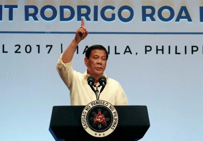 Tổng thống Rodrigo Duterte: Sáng kiến “Một vành đai một con đường” có lợi cho ASEAN Tổng thống Philippines Rodrigo Duterte. Ảnh: New York Daily News