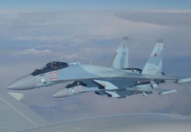 Nga ra đòn Syria, thắng lớn với các thương vụ vũ khí Máy bay chiến đấu Su-35 Nga. Ảnh: Cankao.