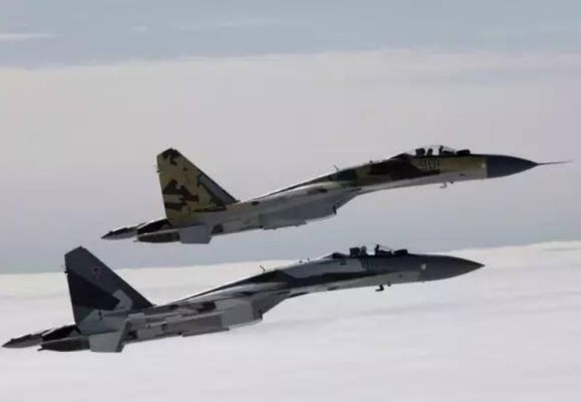 Trung Quốc hết hy vọng nhận thêm Su-35 Nga trong năm nay Máy bay chiến đấu Su-35 do Nga chế tạo. Ảnh: Sina.