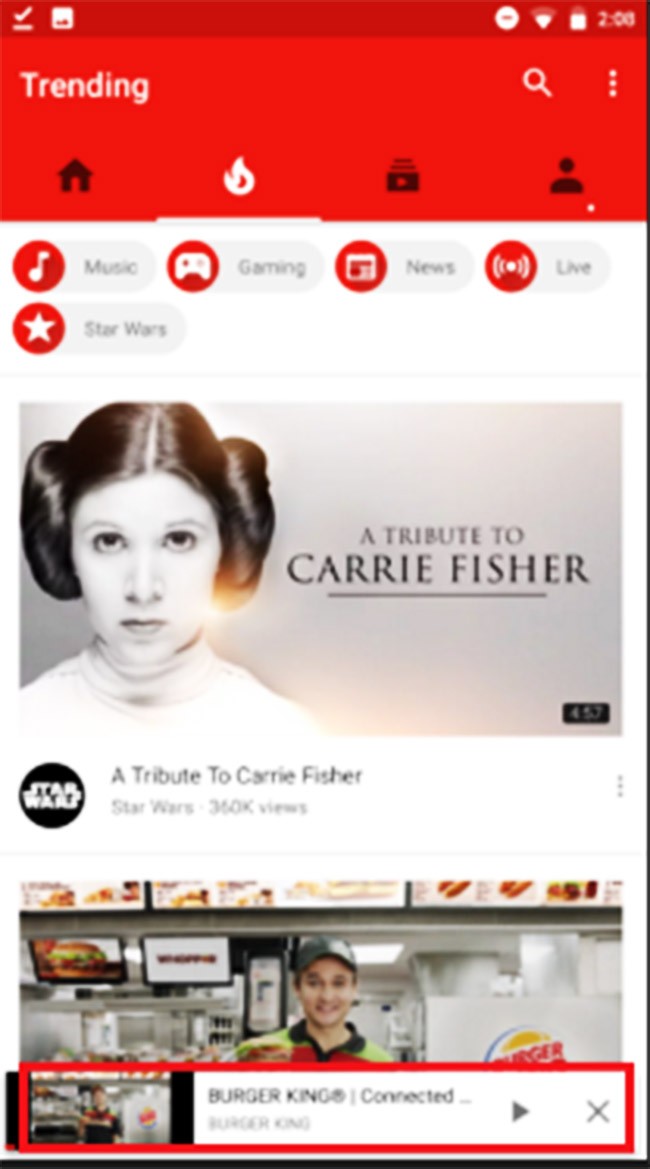 YouTube cho Android thay đổi giao diện mới - ảnh 1