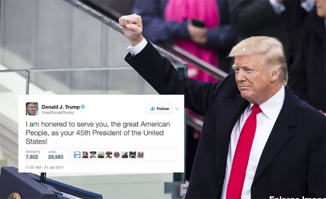 Tổng thống Trump xóa 11 tweet nào trong 100 ngày tại vị? - ảnh 1