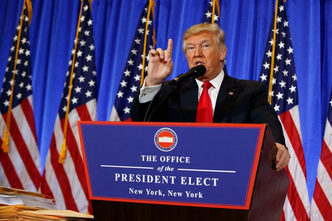 10 điểm đáng chú ý nhất trong cuộc họp báo của ông Donald Trump - ảnh 1