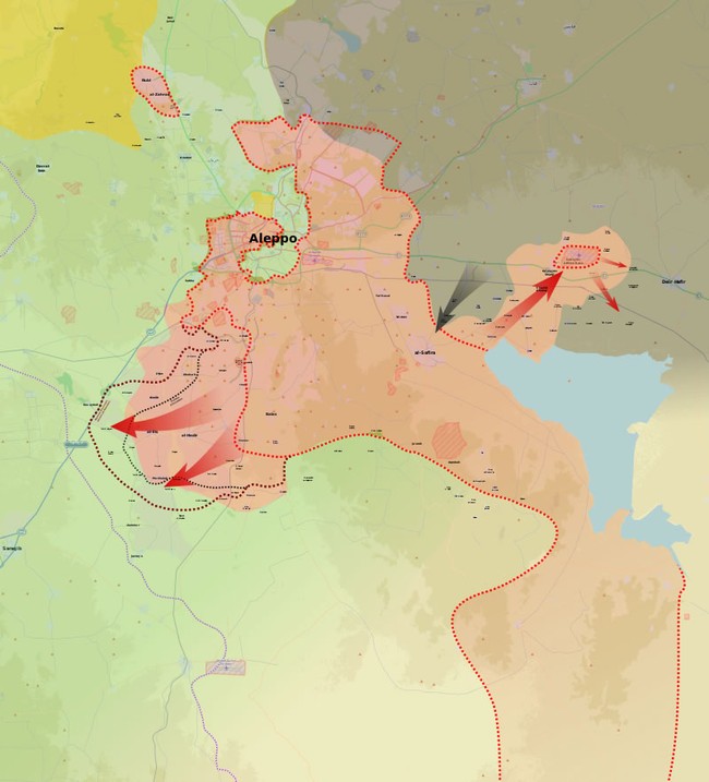 Quân đội Syria tiếp tục tấn công ở miền Nam Aleppo - ảnh 1