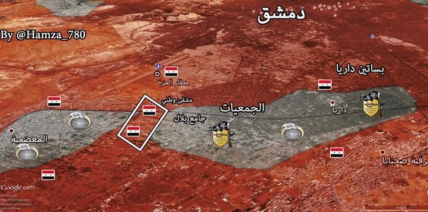 Hậu trận Sheikh - Miskeen: Quân Chính phủ Syria thọc ngang “yết hầu” Darayya-Muademiya - ảnh 19