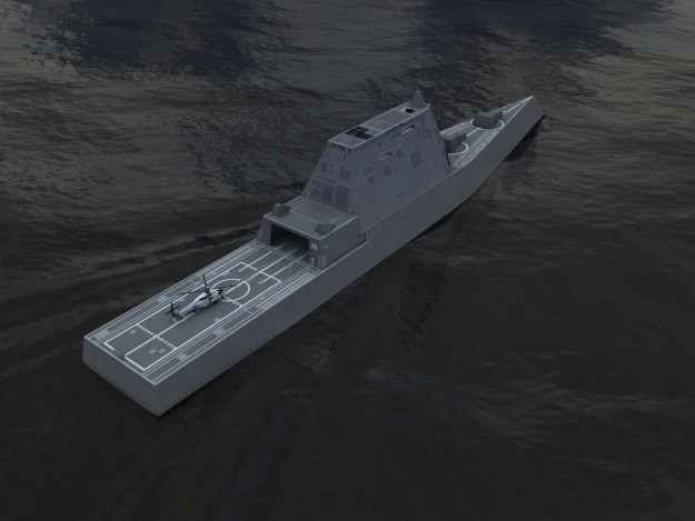 Siêu khu trục hạm Zumwalt của Hải quân Mỹ - chiến hạm của tương lai - ảnh 10