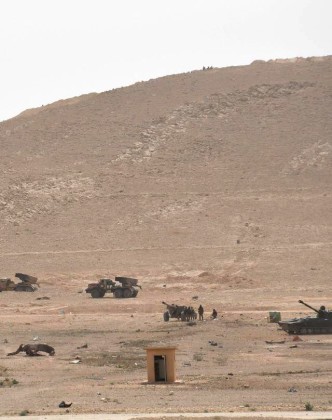 Video + Ảnh: Quân đội Syria đánh vào trung tâm thành phố Palmyra - ảnh 11