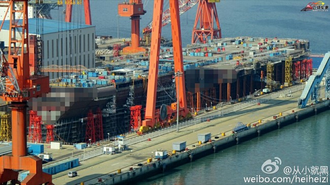 Chóng mặt tốc độ đóng tàu sân bay thứ hai CV -17 của Trung Quốc - ảnh 12