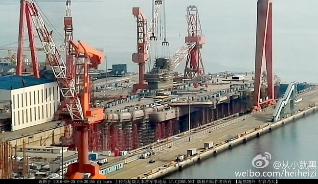 Chóng mặt tốc độ đóng tàu sân bay thứ hai CV -17 của Trung Quốc - ảnh 13
