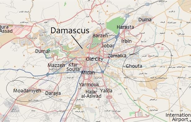Video chiến sự: Quân đội Syria ồ ạt tấn công chảo lửa ven Damascus - ảnh 1