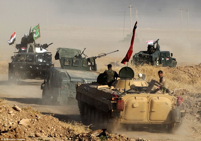 Iraq tổng tấn công giành thành trì Mosul từ tay IS (video) - ảnh 5