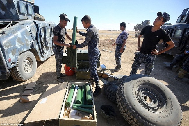 Iraq tổng tấn công giành thành trì Mosul từ tay IS (video) - ảnh 35