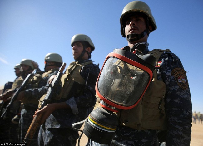 Iraq tổng tấn công giành thành trì Mosul từ tay IS (video) - ảnh 36