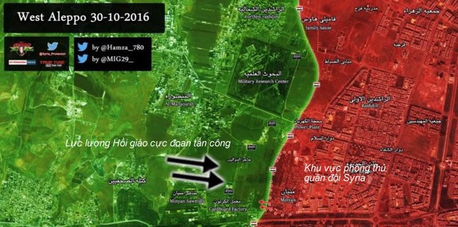 Quân đội Syria giành lại được một quận phía Tây Aleppo - VIDEO - ảnh 1