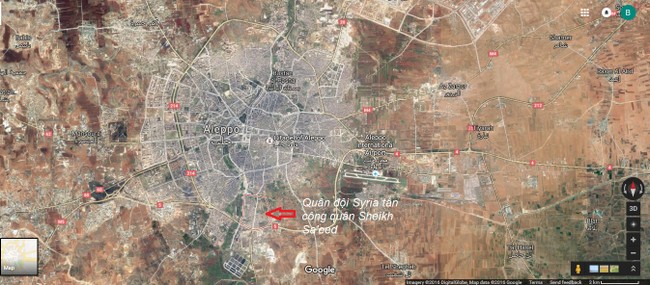 Quân đội Syria tấn công quận then chốt trên hướng Tây Nam thành phố Aleppo - ảnh 1